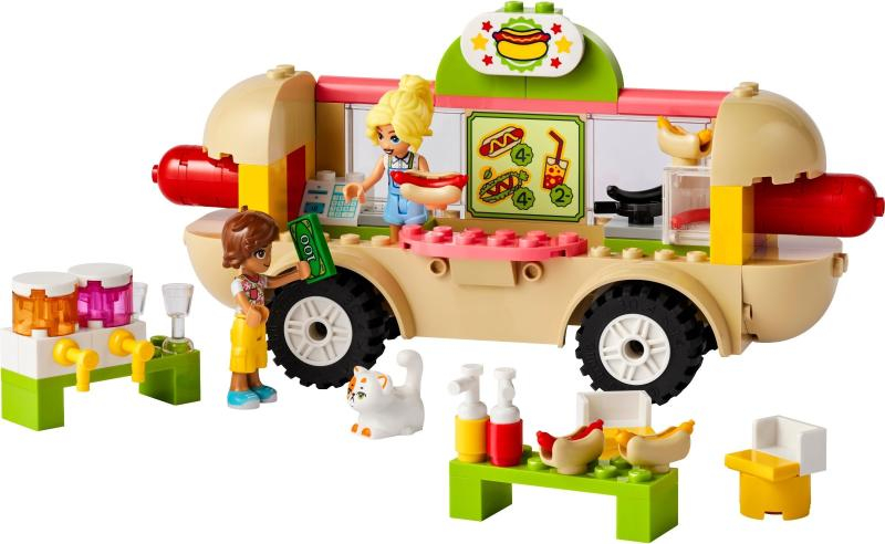LEGO® Friends - Noua Generatie - Chariot, Camionul cu Hot Dog din Orasul Heartlake, 100 Piese [5]