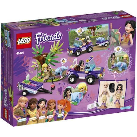 LEGO Friends - Salvarea puiului de elefant din jungla 41421, 203 piese [12]