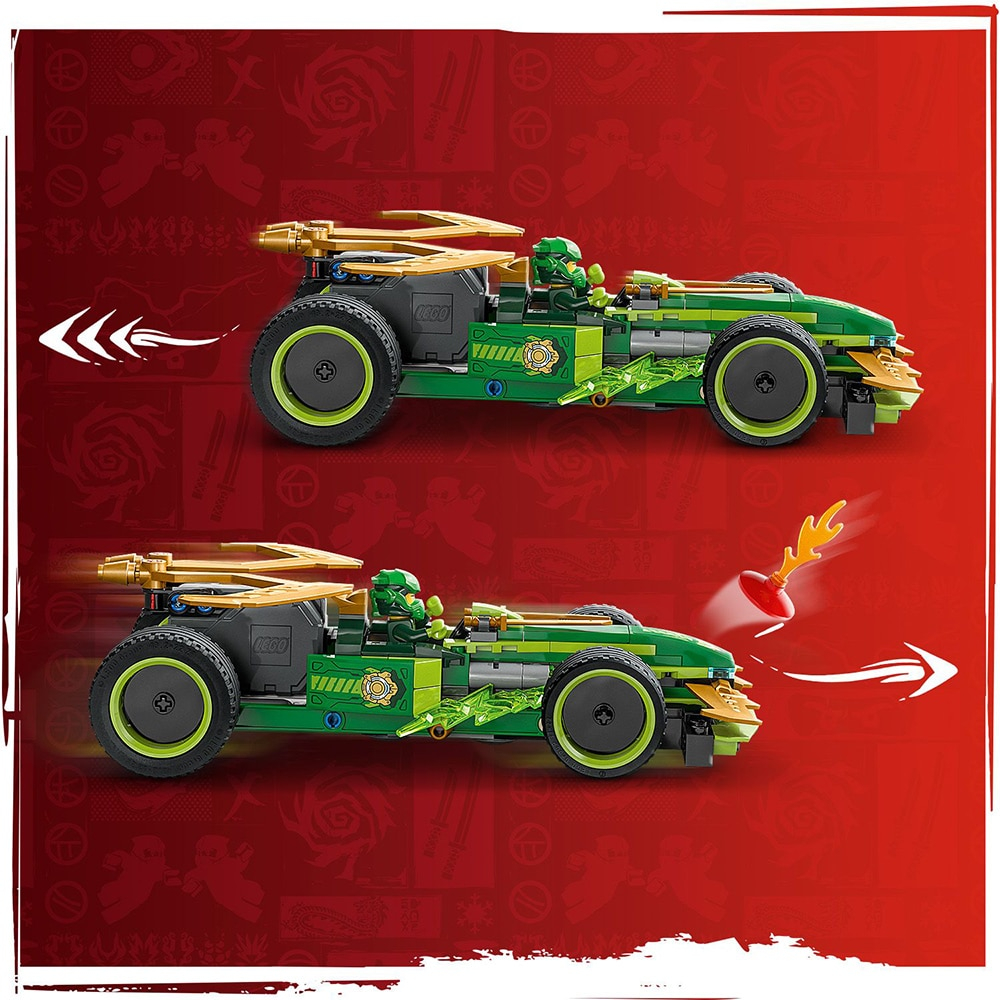 Joc de Constructii - Lego Ninjago Masina de Curse Pull-Back a lui Lloyd , 181 Piese [2]