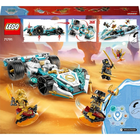 LEGO® Ninjago - Masina de curse Spinjitzu a lui Zane cu puterea dragonului 71791, 307 piese [8]