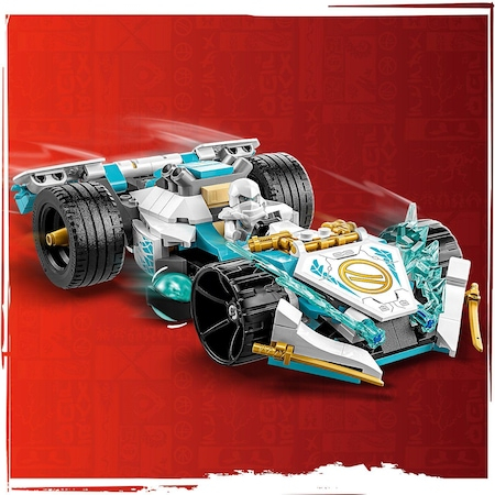 LEGO® Ninjago - Masina de curse Spinjitzu a lui Zane cu puterea dragonului 71791, 307 piese [4]