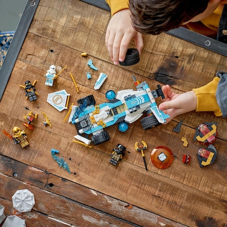 LEGO® Ninjago - Masina de curse Spinjitzu a lui Zane cu puterea dragonului 71791, 307 piese [3]