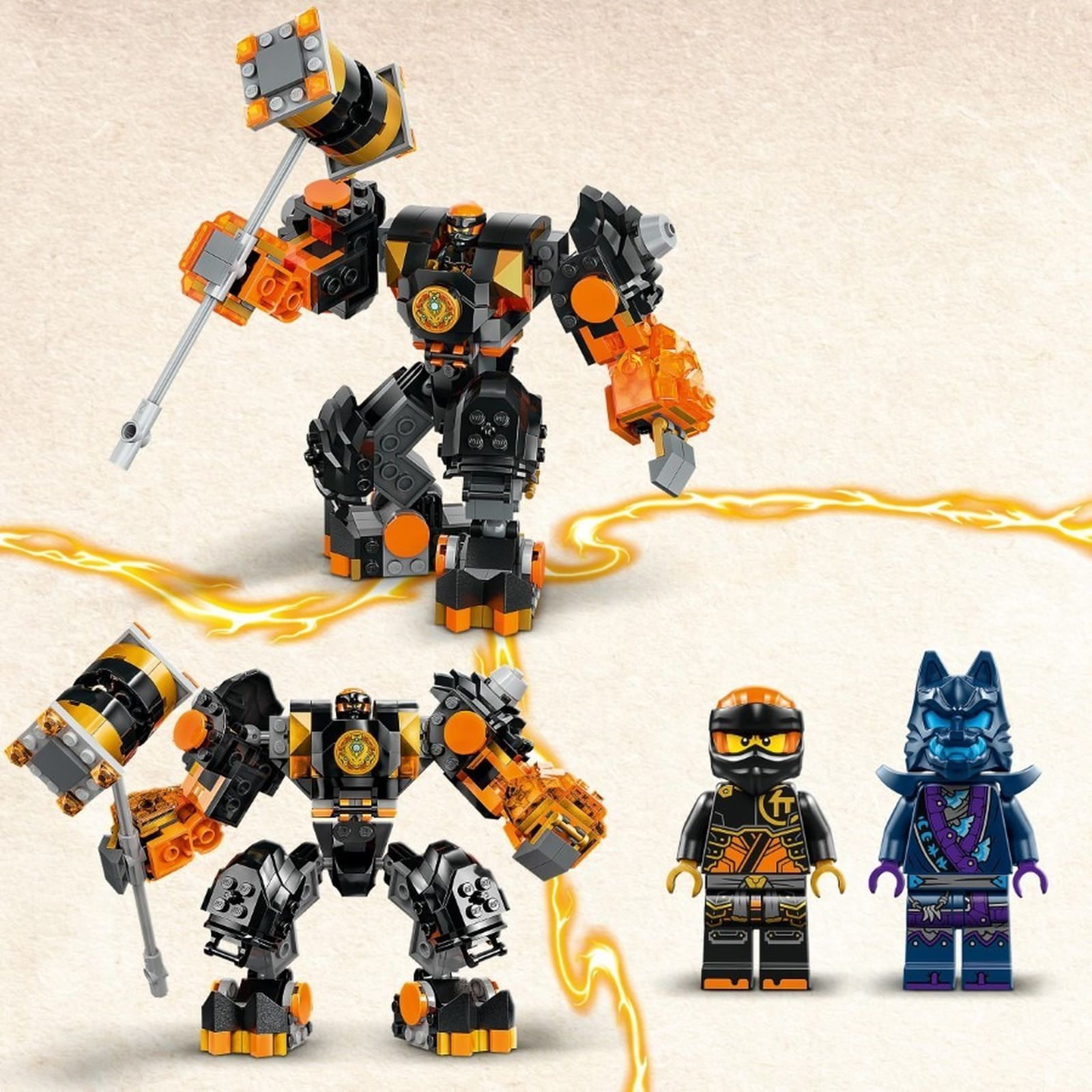 LEGO® Ninjago® -  Marele Robot Stihie de Pamant al lui Cole 71806, 235 piese, 7ani + [6]