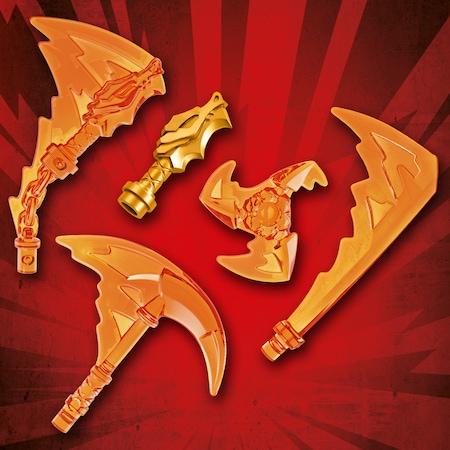 LEGO NINJAGO - Set de lupta epica Kai contra Skulkin 71730, 61 piese [4]