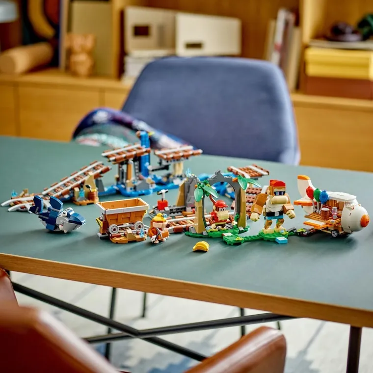 LEGO® Super Mario - Set de extindere - Plimbarea cu vagonetul minier a lui Diddy Kong 71425, 1157 piese [5]