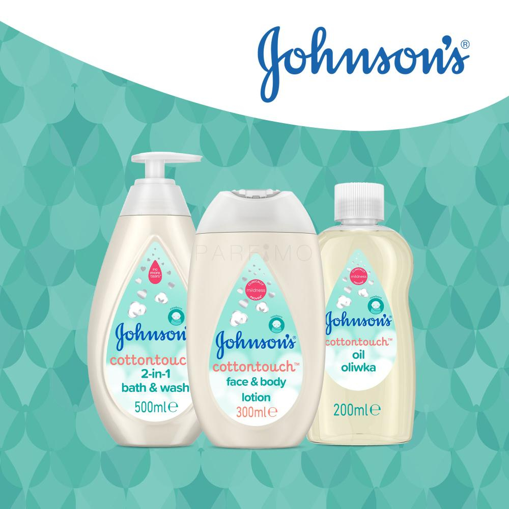 Lotiune de spalare din cap pana in picioare 2 in 1  Johnson's Baby Cotton Touch, 500 ml [4]
