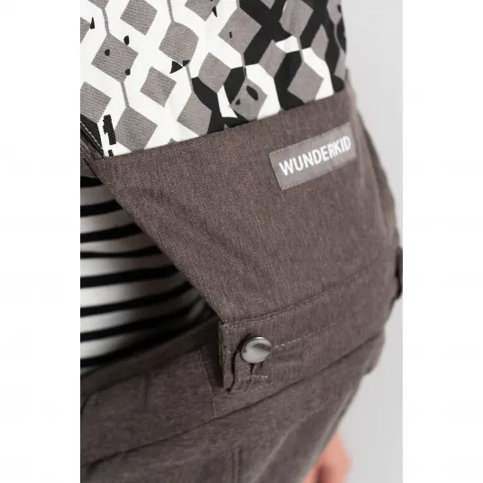Marsupiu Multifunctional  pentru Bebelusi Wunderkid -  4 Sezoane cu 4 Pozitii de la  4 - 36 Luni  -  Culoare Gri Inchis [5]