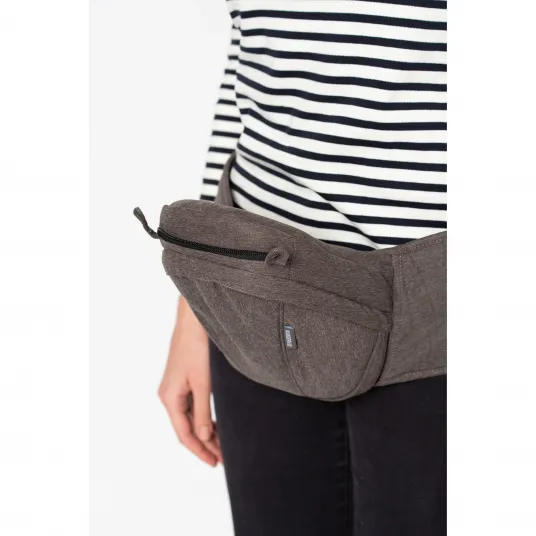 Marsupiu Multifunctional  pentru Bebelusi Wunderkid -  4 Sezoane cu 4 Pozitii de la  4 - 36 Luni  -  Culoare Gri Inchis [6]