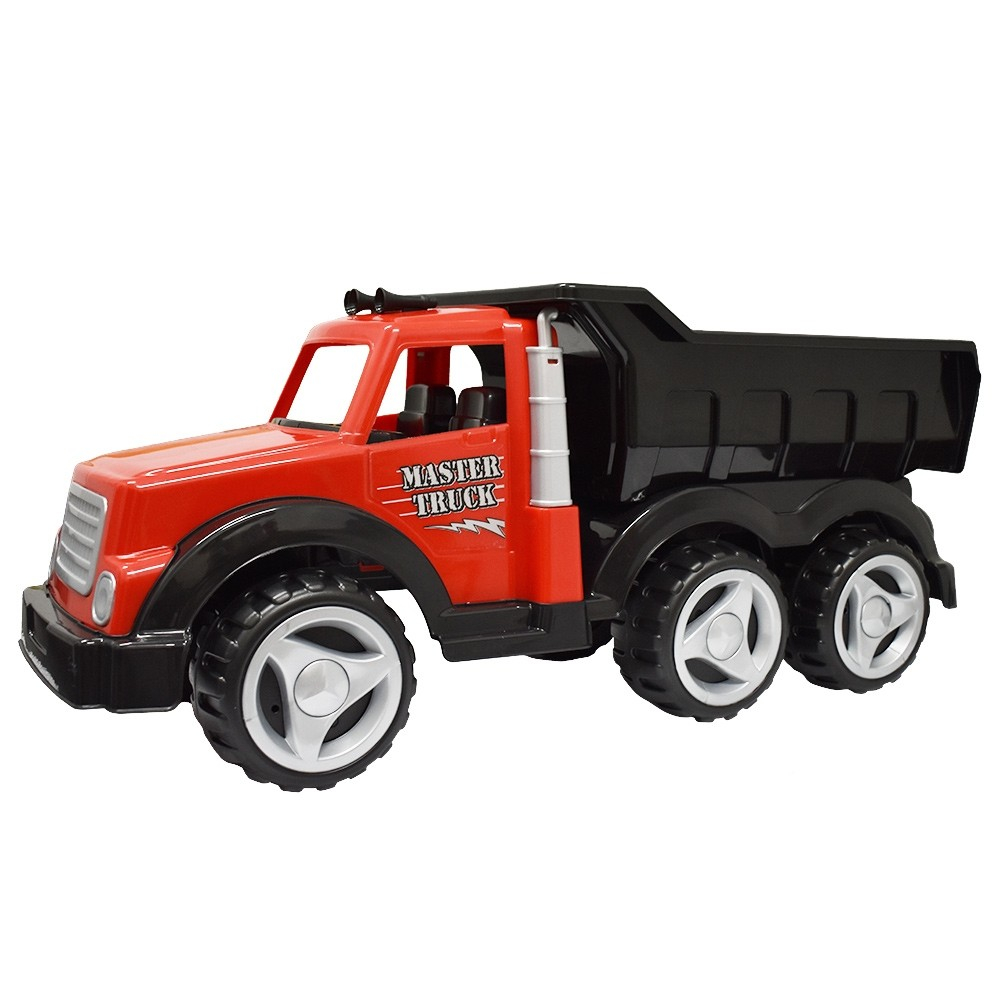 Masina Basculanta Mare, Master Truck Big Foot'' 6 Roti si Bena Neagra Rabatabila, Dimensiuni 85 x 37 x 31 CM [2]