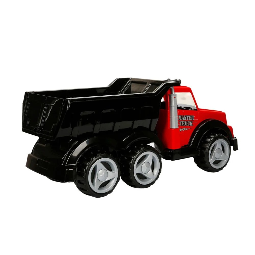 Masina Basculanta Mare, Master Truck Big Foot'' 6 Roti si Bena Neagra Rabatabila, Dimensiuni 85 x 37 x 31 CM [5]