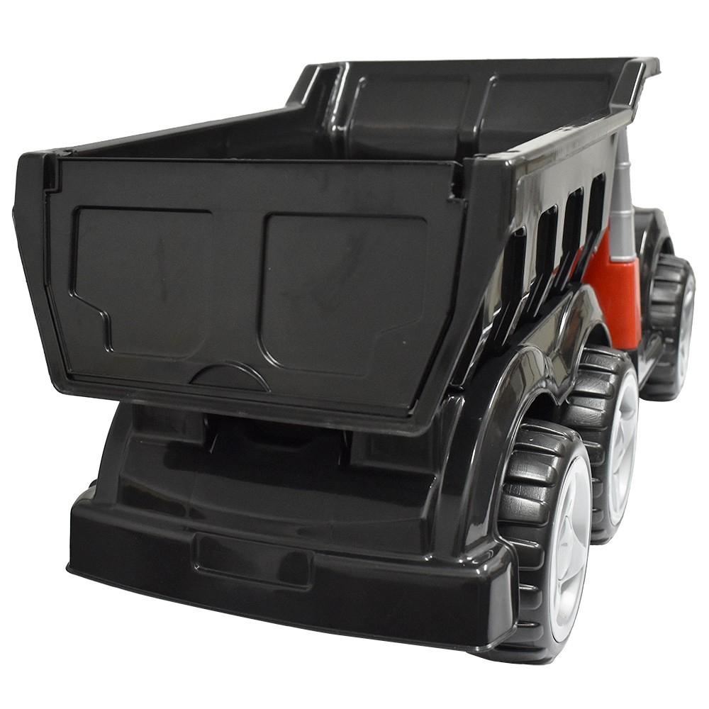 Masina Basculanta Mare, Master Truck Big Foot'' 6 Roti si Bena Neagra Rabatabila, Dimensiuni 85 x 37 x 31 CM [6]