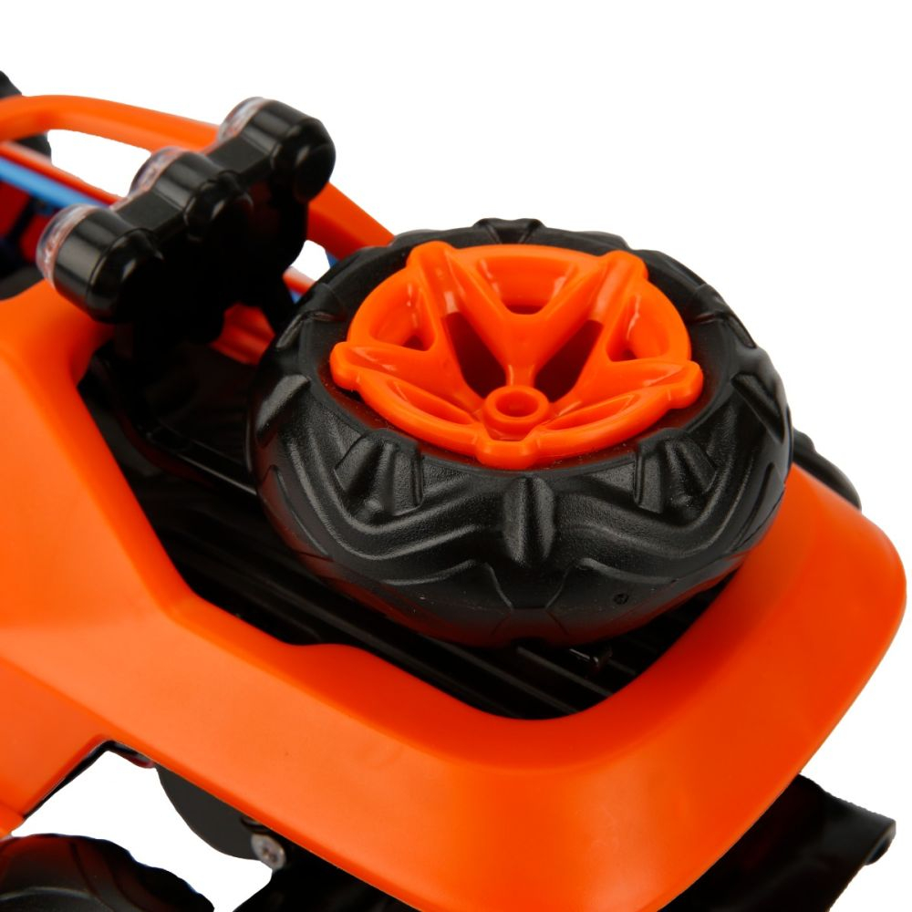 Masinuta de Teren cu Telecomandă  Blitzz Off-Road , Reîncărcabilă prin USB , Iluminată, Luminile de Plafon Intermitente ,  Frecvență de 2,4 GHz ,  32 CM Lungime -  Scară 1:14 [13]