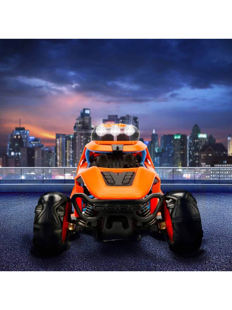 Masinuta de Teren cu Telecomandă  Blitzz Off-Road , Reîncărcabilă prin USB , Iluminată, Luminile de Plafon Intermitente ,  Frecvență de 2,4 GHz ,  32 CM Lungime -  Scară 1:14 [3]