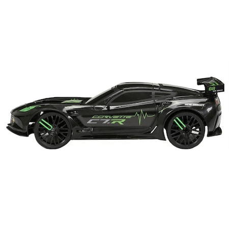 Masina de curse RC Corvette Sport cu telecomanda, 1:12, frecventa 2.4 GHZ, plastic/metal, negru [3]