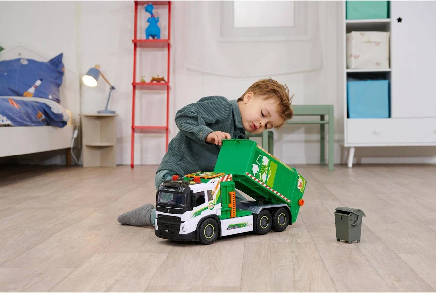 Masina de Gunoi Interactiva Mare  cu Lumini si Sunete Autentice  Speed  Track  Recycle Truck -  Dimensiuni Ambalaj :  58 x 18 x 25  CM [4]