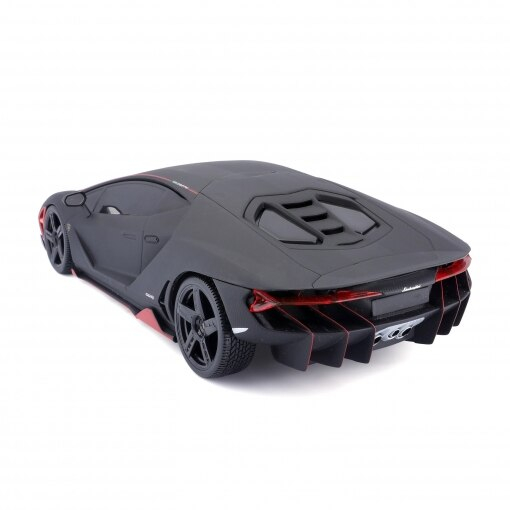 Masinuta RC Lamborghini Centenario -  Editie Limitata - Lumini Led si Suspensii, Roti de Cauciuc, Telecomanda Joystick 2.4 GHz , 36 CM-  Neagra Mat [4]