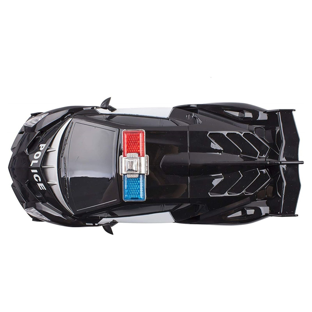 Mașină de Poliție  cu Radiocomanda 4 Functii ,  Faruri LED ,  scară 1/18 Vokado - Dimensiuni 35*13*12cm [4]