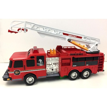 Masina de Pompieri cu Radiocomanda , Sunete si Lumini Realistice , Scara de Incendiu Extensibila , Mega Fire Truck , 65 CM [2]