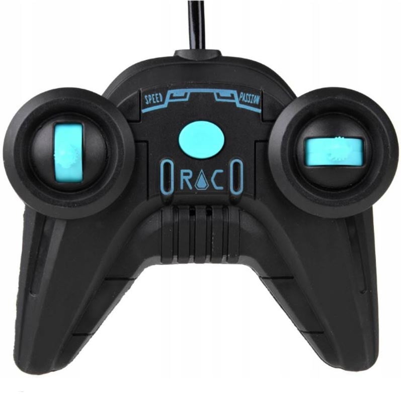 Masinuta cu Radiocomanda de Politie SpeedX Drift Turbo, Scoate Fum, Scara 1:20, Lumineaza Farurile, Functii - Stanga, Dreapta, Inainte si Inapoi, Neagra 18 CM [11]