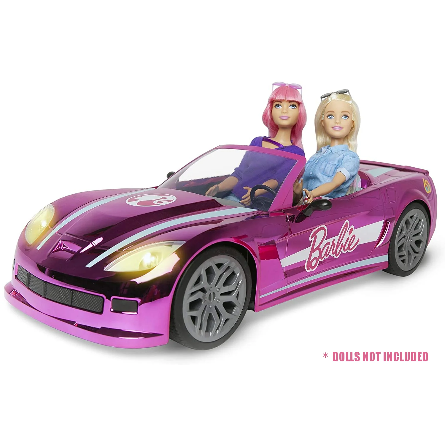 Masinuta cu Telecomanda Barbie -  Radio Control Dream Car, 40 cm, Roz - Editie Limitata [8]