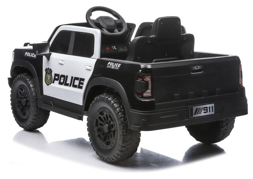Masinuta Electrica pentru Copii -  SUV  Police Dodge  Ford  Ranger - Autonomie Mare Motor 2 x 30W, Telecomanda, Suspensie, Muzica si Lumini, Varsta 3-8 Ani [14]