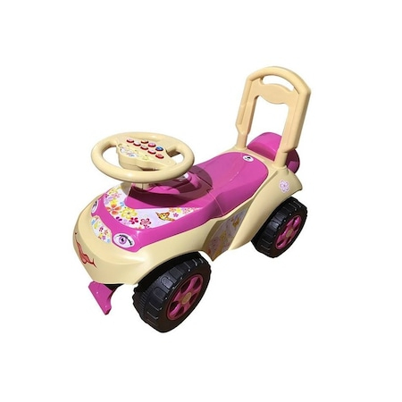 Masinuta fara pedale ROYAL SPORT cu sunete si lumini, culoare roz/bej [2]