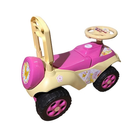 Masinuta fara pedale ROYAL SPORT cu sunete si lumini, culoare roz/bej [3]