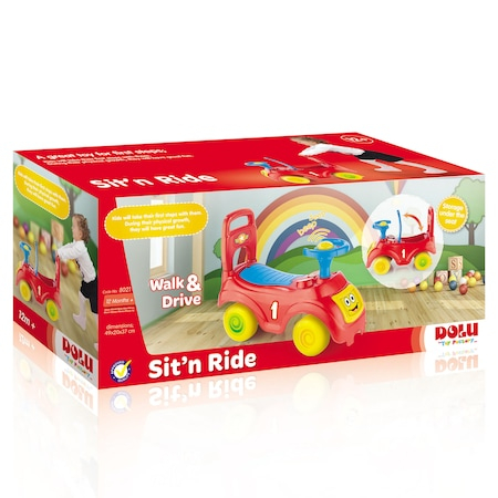 Masinuta Ride-on 2 in 1 Dolu - Rosu [2]