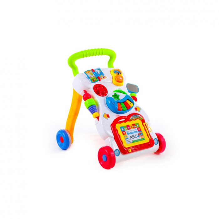 Masuta interactiva si Antepremergator cu jucarii detasabile, "Children Musical Walker" [3]