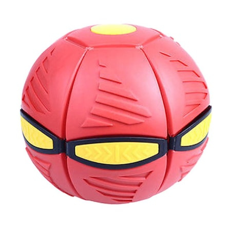 Minge Flat-Ball DISC cu lumina , Rosu , Robentoys [2]