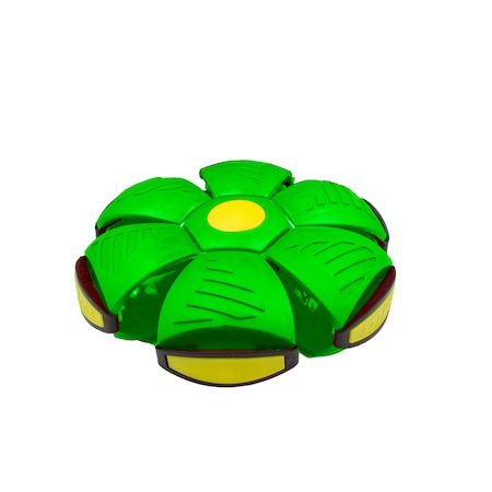Minge transformabila in disc de aruncare cu lumina LED, 15 cm [2]