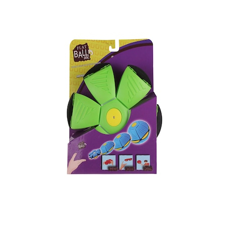 Minge zburatoare transformabila in disc Magic Frisbee, verde [2]