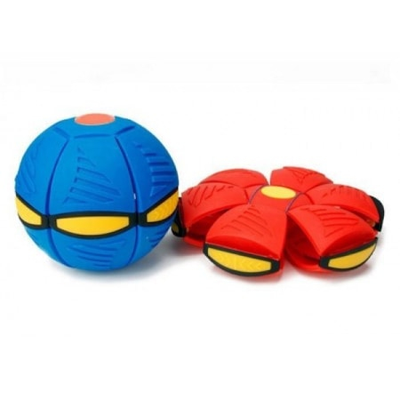 Minge zburatoare transformabila in disc Frisbee Phlat Ball P3 - Rosie [3]