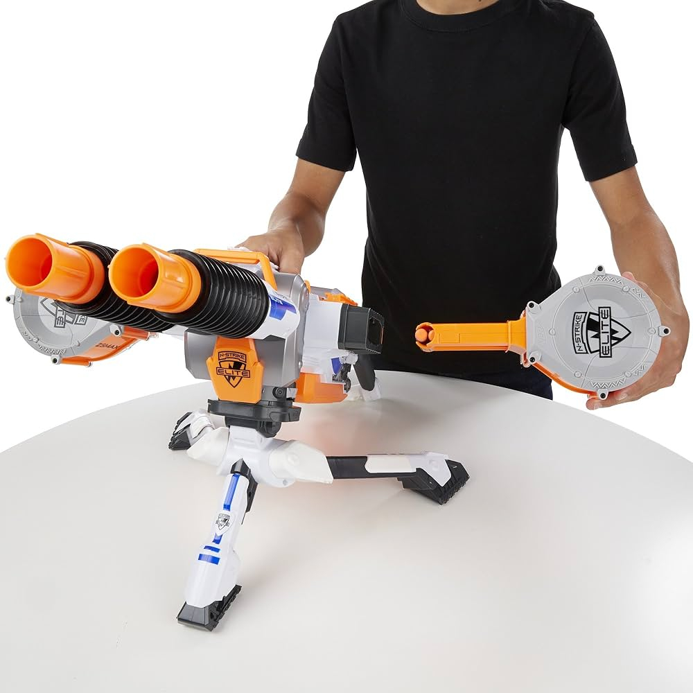 Mitraliera Motorizata Uriasa de Lupta  de jucarie Nerf Blaster Rhino-Strike ,  86 x 41 x 15 CM [7]