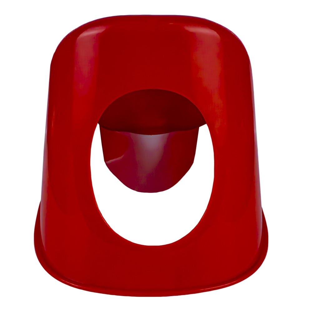Olita pentru copii Smart Baby, margini rotunjite si vas detasabil, Rosu / Alb , 37x27.5x28 Cm [5]