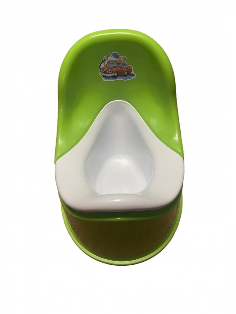 Olita pentru copii  Smart Baby, margini rotunjite si vas detasabil,  Verde deschis  / Alb , 37x27.5x28 Cm [7]