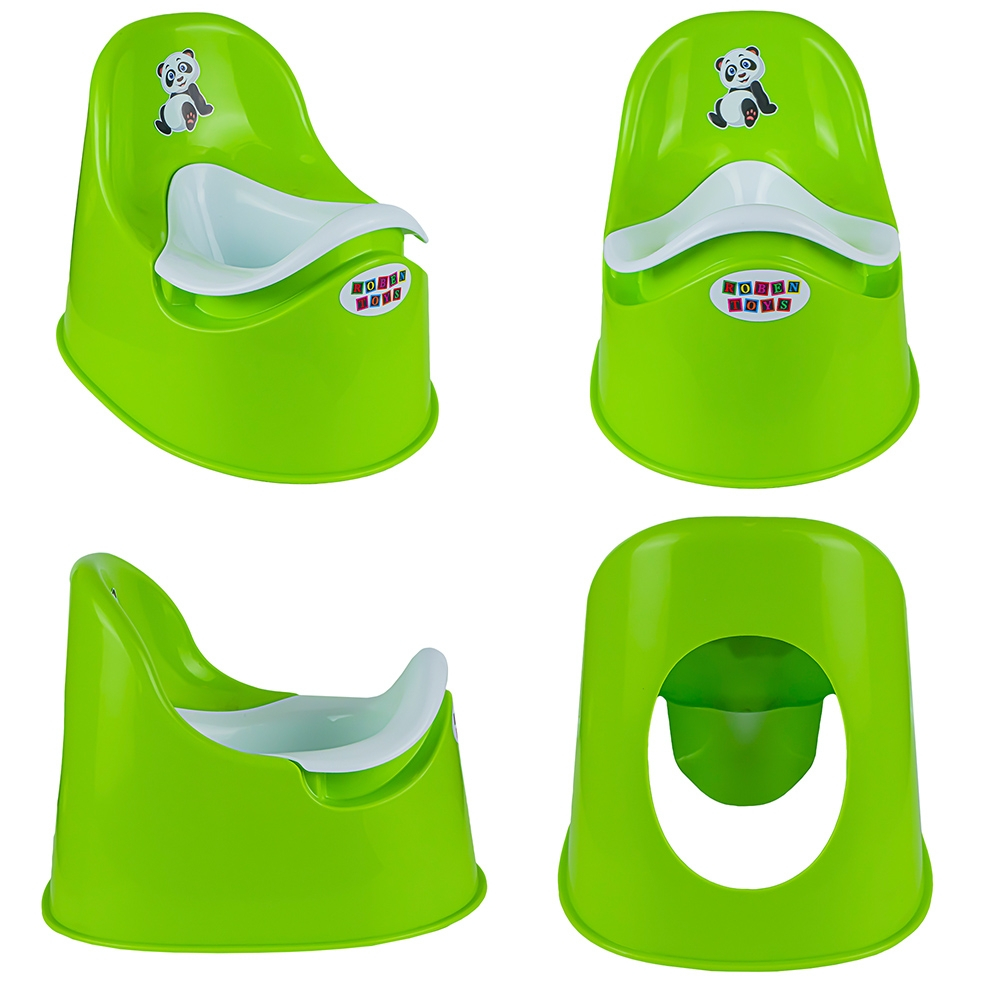 Olita pentru copii  Smart Baby, margini rotunjite si vas detasabil,  Verde deschis  / Alb , 37x27.5x28 Cm [2]