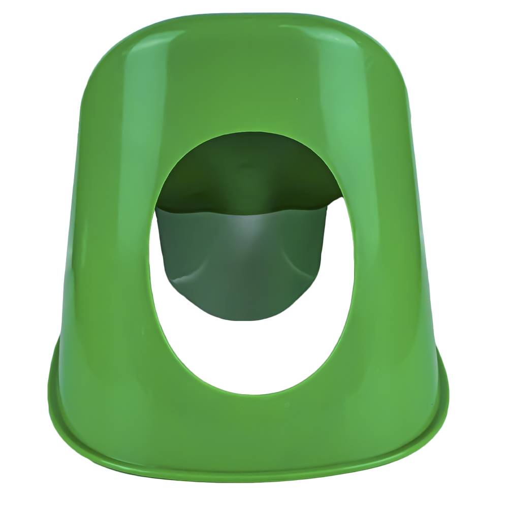 Olita pentru copii  Smart Baby, margini rotunjite si vas detasabil,  Verde inchis  / Alb , 37x27.5x28 Cm [6]