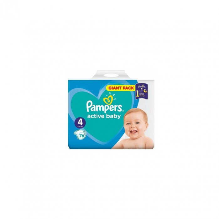 Pachet 2 x Scutece Pampers Active Baby nr. 5, 11-16 kg, 64 buc + Servetele umede Pampers Fresh Clean, 1 x 52buc [4]