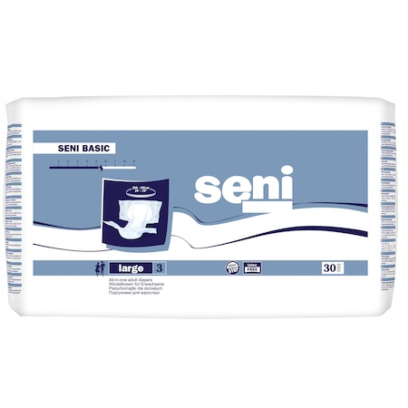 Pachet promo Scutece Seni Basic, L, 4 x 30 bucati [2]