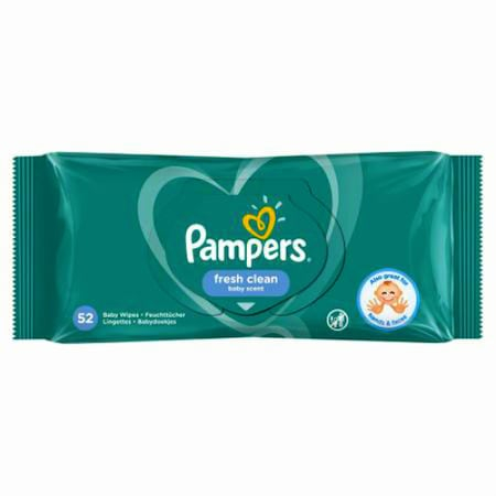Pachet Scutece Pampers Active Baby Giant Pack, Nr. 6, 13-18 kg, 56 Buc si Servetele Pampers 52 Buc [3]