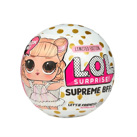 Pachet surpriza auriu cu papusa si accesorii LOL Surprise Supreme BFFs [2]