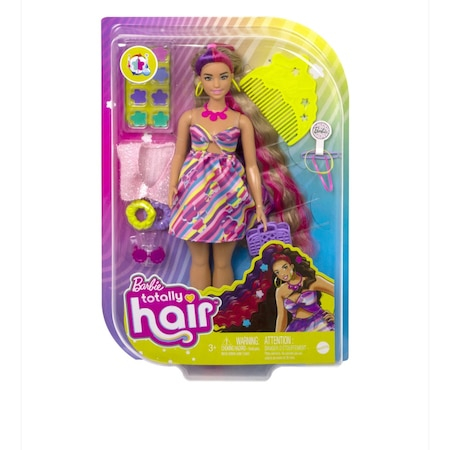 Papusa Barbie Totally Hair, bruneta [3]