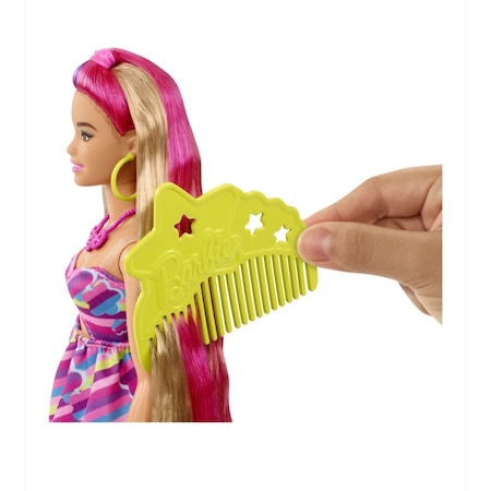 Papusa Barbie Totally Hair, bruneta [9]