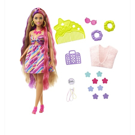 Papusa Barbie Totally Hair, bruneta [2]