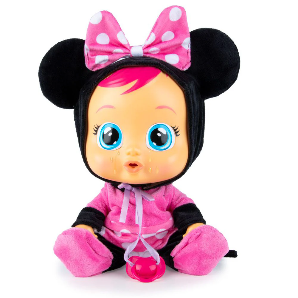 Papusa Bebelus fara par - Plange cu Lacrimi Adevarate - CryBabies Minnie Mouse [3]