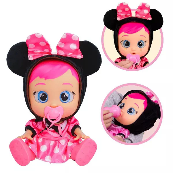 Papusa Bebelus fara par - Plange cu Lacrimi Adevarate - CryBabies Minnie Mouse [7]
