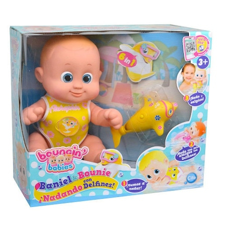 Papusa Cife Bouncin' Babies Baniel ce Inoata cu Delfinul [4]