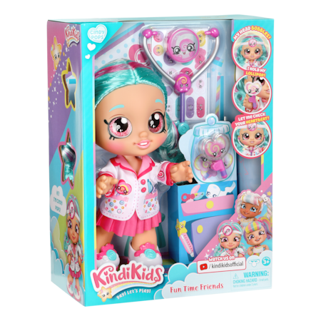 Papusa, Kindi Kids, Plastic, Dr Cindy Pops, cu accesorii, Multicolor [2]