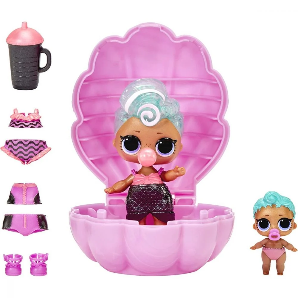 Papusa LOL Surprise Glitter Color Change, Pearl Surprise, Culoare Mov [5]